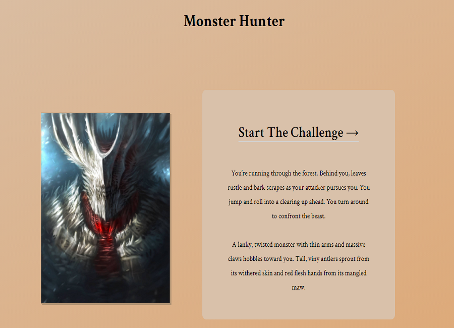 Project Blackburn, a typing speed game, display photo