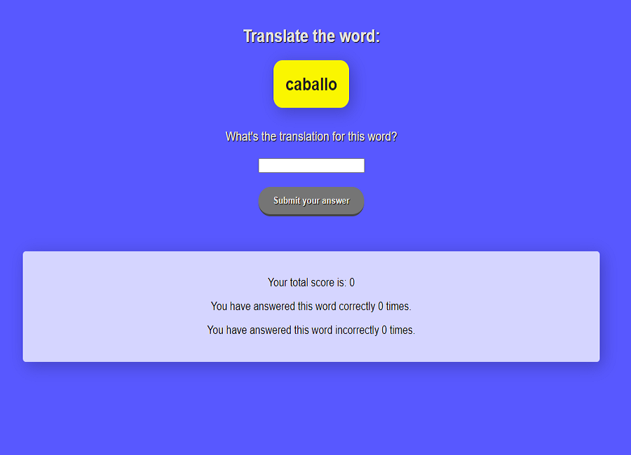 Spaced Repetition, a flashcard application, display photo